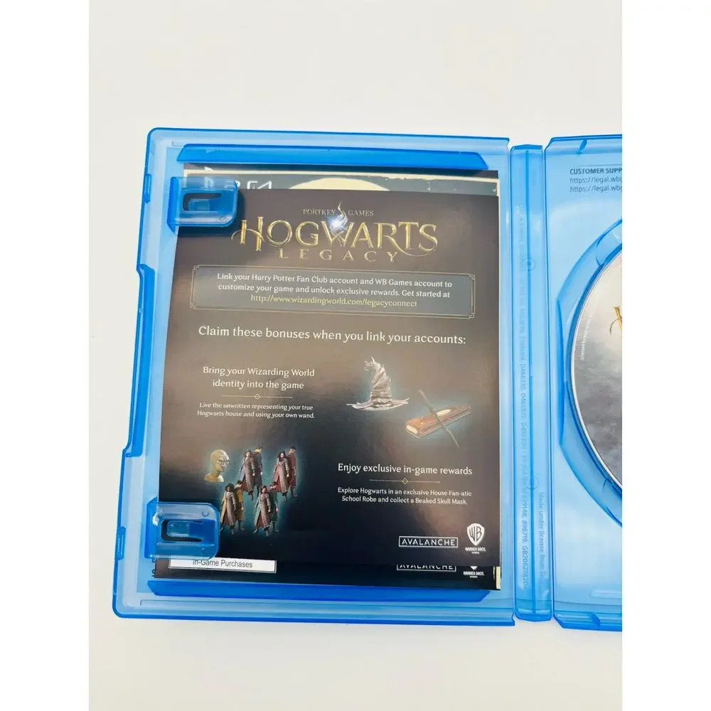Hogwarts Legacy PS4 (Sony PlayStation 4) CIB Complete Tested Working VG Cond
